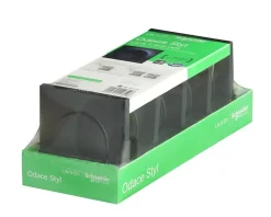 Interrupteur va-et-vient Electric Odace anthracite complet vendu par 5 pièces-Schneider Discount