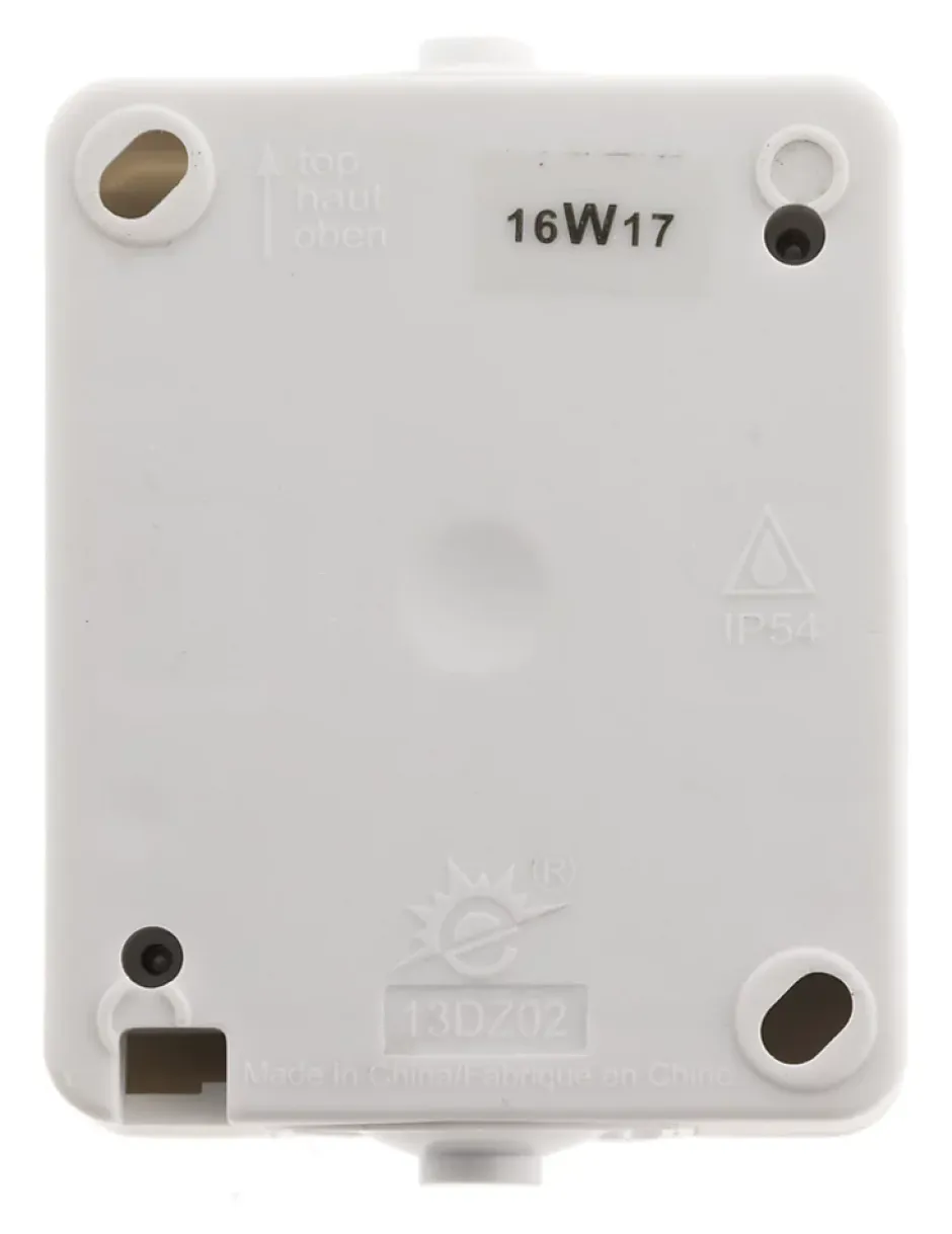 Interrupteur va-et-vient étanche IP54 -^Zenitech Outlet