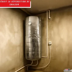 Isolant ballon d'eau chaude - 160x200 cm - Revêtement complet^Euro Vanadium Clearance