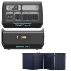 IZYWATT.eco 2048Wh injection réseau + Izywatt.extra + panneau solaire 315W-Orium Sale
