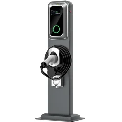 K1 kit de borne de recharge, 11 kW / 16 A, triphasé, avec câble type 2 de 8 m pour véhicules électriques, support inclus-Jatrhg Discount