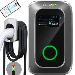 S1 borne de recharge IP66 pour véhicules électriques, 7,2 kW / 32 A, monophasé, avec câble type 2 de 12 m-Jatrhg Sale