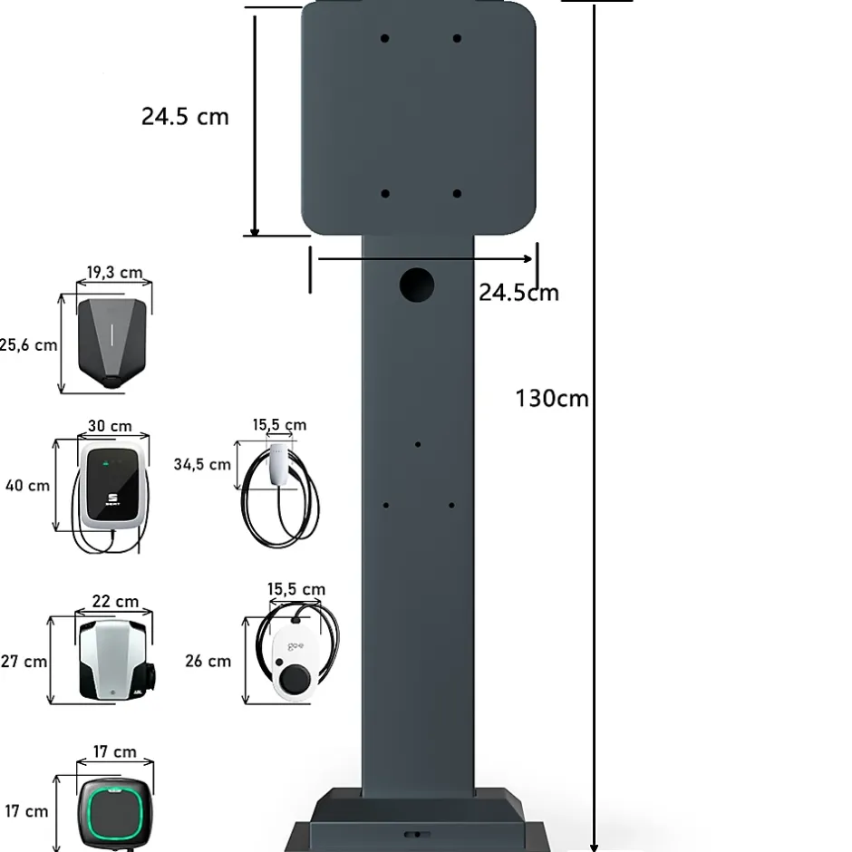 socle de montage Tour Eiffel pour station de recharge EV^Jatrhg Outlet