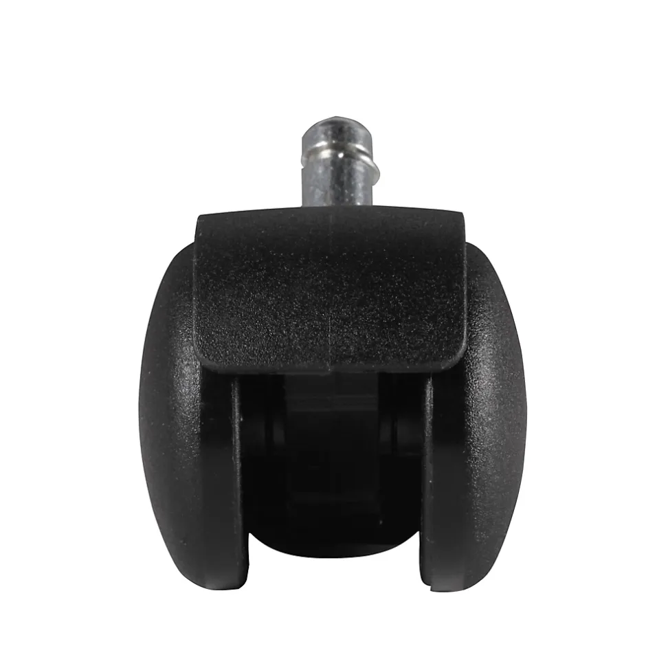 Jeu de 5 roues pour chaises de bureau 11 rouleaux de tapis 50 mm-Finebuy Discount