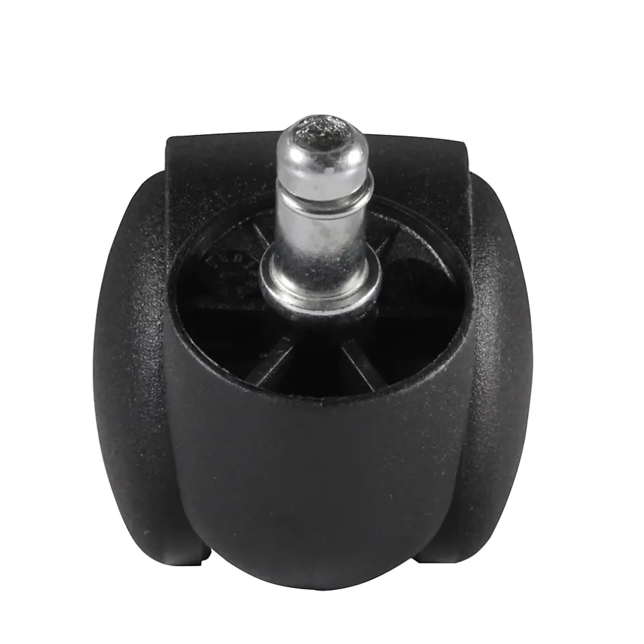 Jeu de 5 roues pour chaises de bureau 11 rouleaux de tapis 50 mm-Finebuy Discount