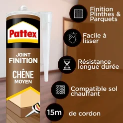 Joint de finition chêne moyen 280ml^Pattex Best