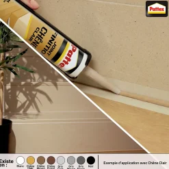 Joint de finition chêne clair 280ml^Pattex Best