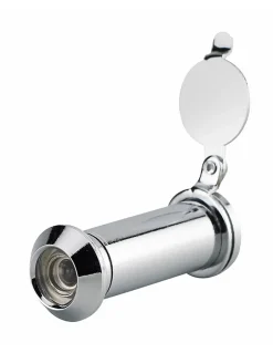 Judas 160 degrés, porte légère, laiton chromé --Thirard Sale