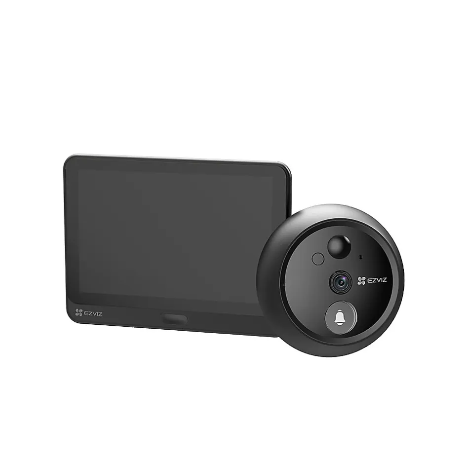 Judas connecté - - HP4 - Wi-Fi écran 4,3 - 2MP - Sonnette intégrée - Audio bidirectionnel-Ezviz Clearance