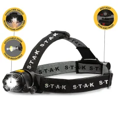 KAIZER: lampe frontale rechargeable 10W 900 lumens, avec zoom-Stak Online