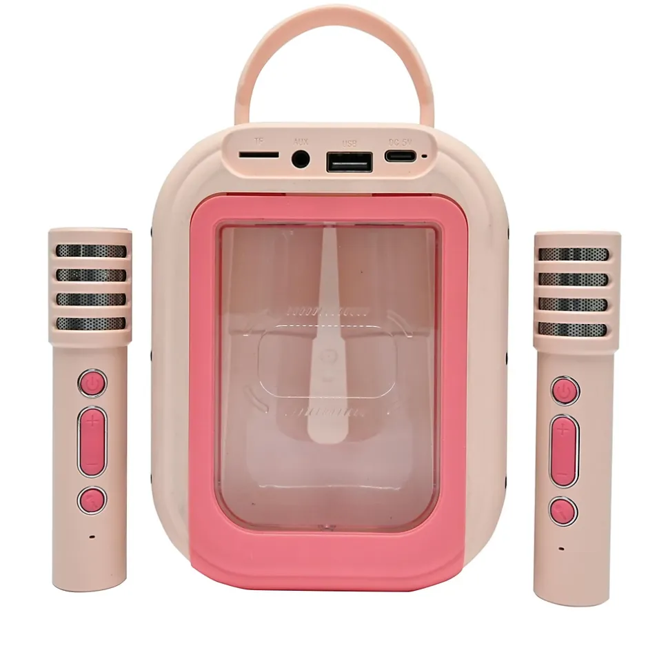 Karaoke Bluetooth Rose avec 2 micros sans fil-Lexibook Clearance