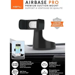 support de téléphone pour voiture Airbase Pro noir-Kenu Outlet
