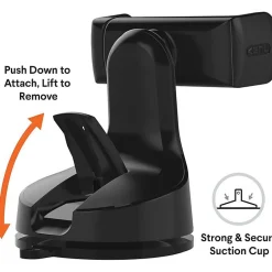 support de téléphone pour voiture Airbase Pro noir-Kenu Outlet