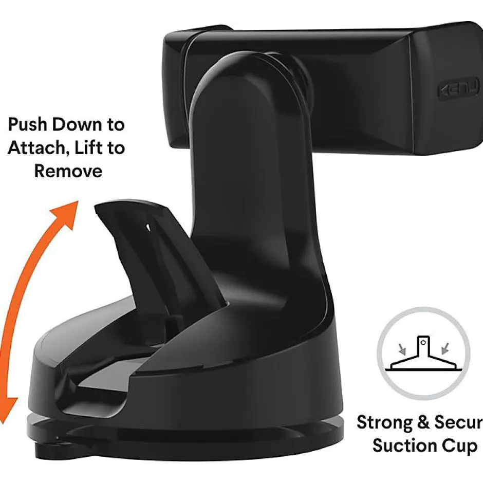 support de téléphone pour voiture Airbase Pro noir-Kenu Outlet