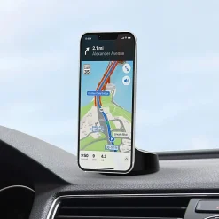 support de téléphone pour voiture Airbase Magnetic noir-Kenu Outlet