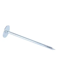 Kg de pointes Embase collerette ronde Diamètre de tête: 20 Acier zingué 3.1X50 - 5 pièces-Vis Express Discount