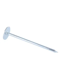 Kg de pointes Embase collerette RONDE Diamètre de tête: 20 Acier zingué 3.5X70 - 1 pièce-Vis Express Best