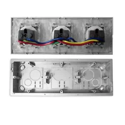 Kit 3 prises 2 pôle+terre Kalya métal-Colours Outlet