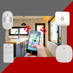 Kit alarme de maison gsm et wifi kit 3-Lifebox Outlet