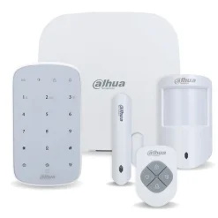 Kit alarme sans fil WIFI, 3G, 4G et GPRS 150 zones 868Ghz - - 5 pièces^Dahua Online