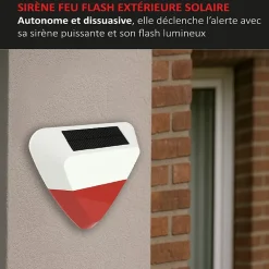 Kit Alarme Évolutif 868 Mhz connecté Wifi 2,4Ghz avec Sirène extérieur solaire^Kyf Clearance