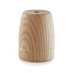 Kit Cache Douille Vintage en Bois Brut à Peindre Élégance Retro pour Vos Luminaires^Lnd Sale