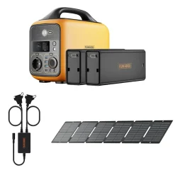 Kit Chantier Leger - 648 Wh + 100 W Solaire - Energie Portable pour Petit Outillage^Runhood Hot