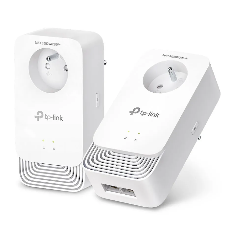 Kit de 2 adaptateurs CPL G.HN 2400 avec prise gigogne-TP-Link Clearance