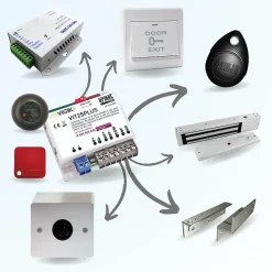 Kit de contrôle d'accès vigik+ (pour pose en applique) t25 - urmet-BT Security Hot