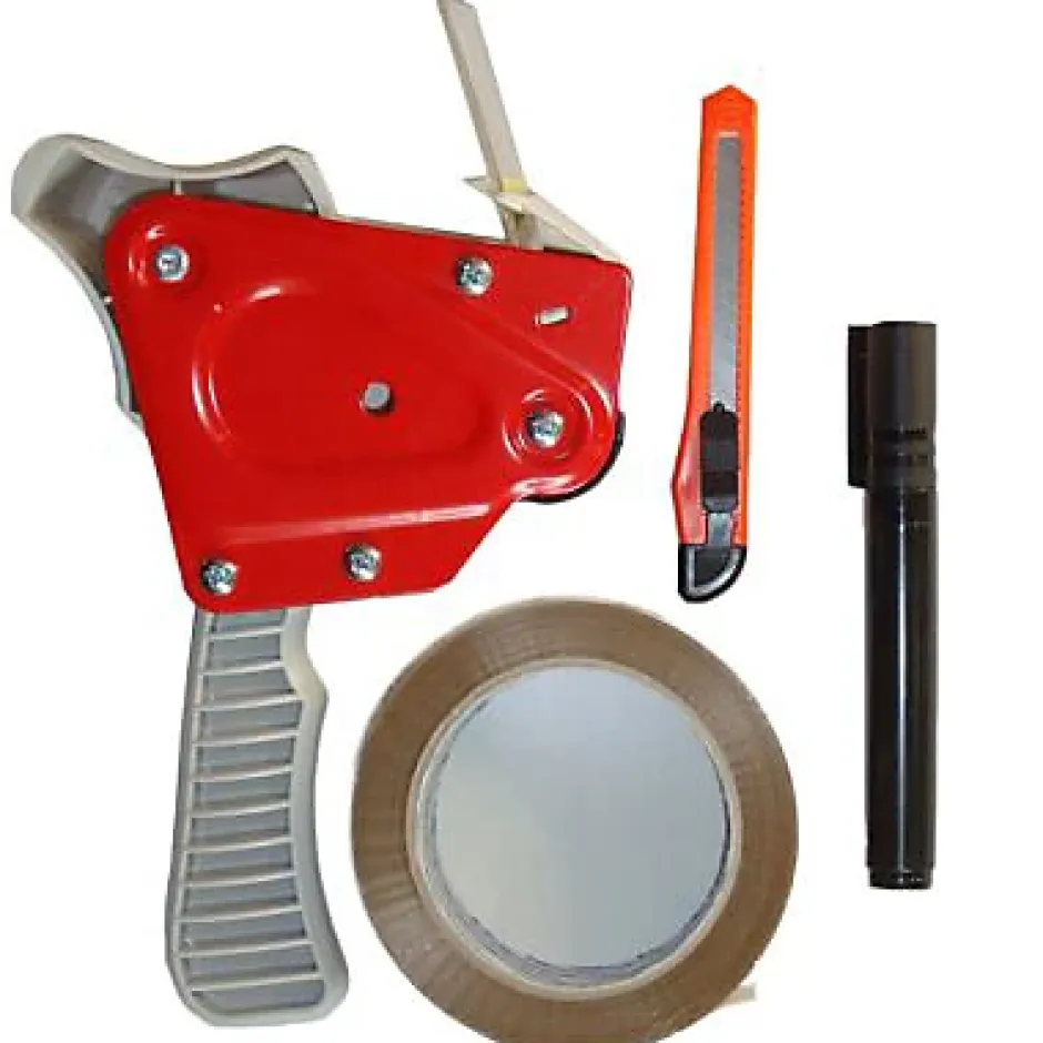Kit de déménagement 1 dérouleur + 1 rouleau adhésif + 1 marqueur + 1 cutter^Mottez Outlet
