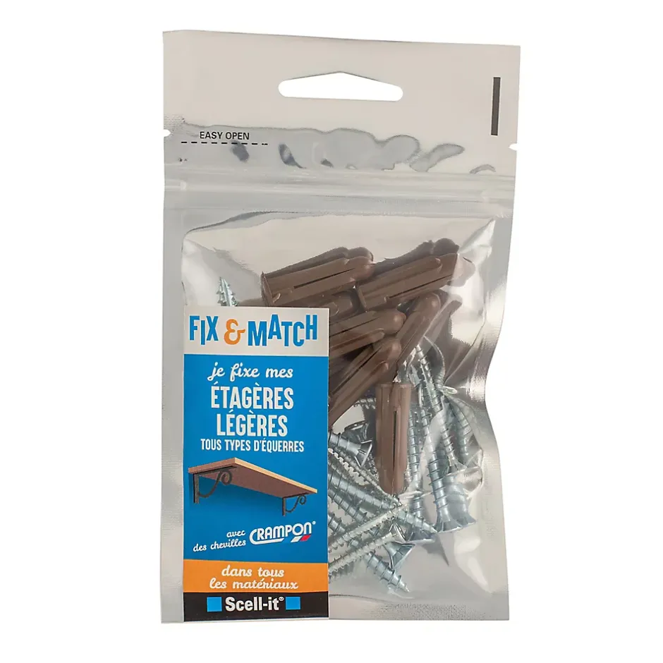 Kit de fixation étagères légères "Je fixe"-Scell-It Hot