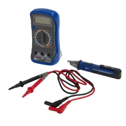 Kit de testeur électrique multimètre + testeur de tension-Diall Hot