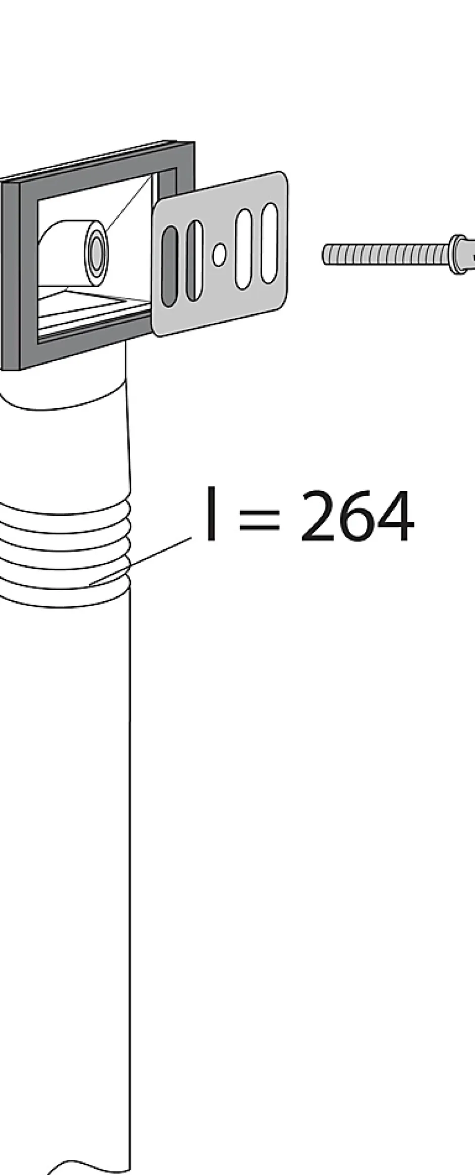 Kit de trop plein avec grille pour évier en grès / inox ou synthèse - - 00 062000 000 00^Valentin