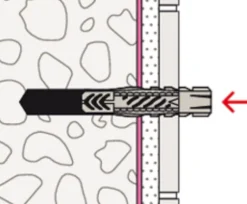 Kit fixation chauffe-eau sur brique creuse BOH 135 Fisher-Fischer Hot