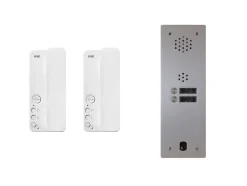 Kit interphone 1 rangée avec 2 combinés Collectif^Urmet