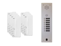 Kit interphone 1 rangée avec 7 combinés Collectif^Urmet New