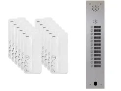Kit interphone 1 rangée avec 12 combinés Collectif-Urmet Clearance