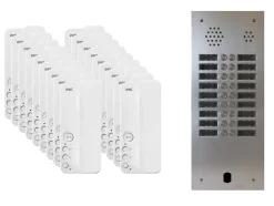 Kit interphone 2 rangées avec 18 combinés Collectif-Urmet Online