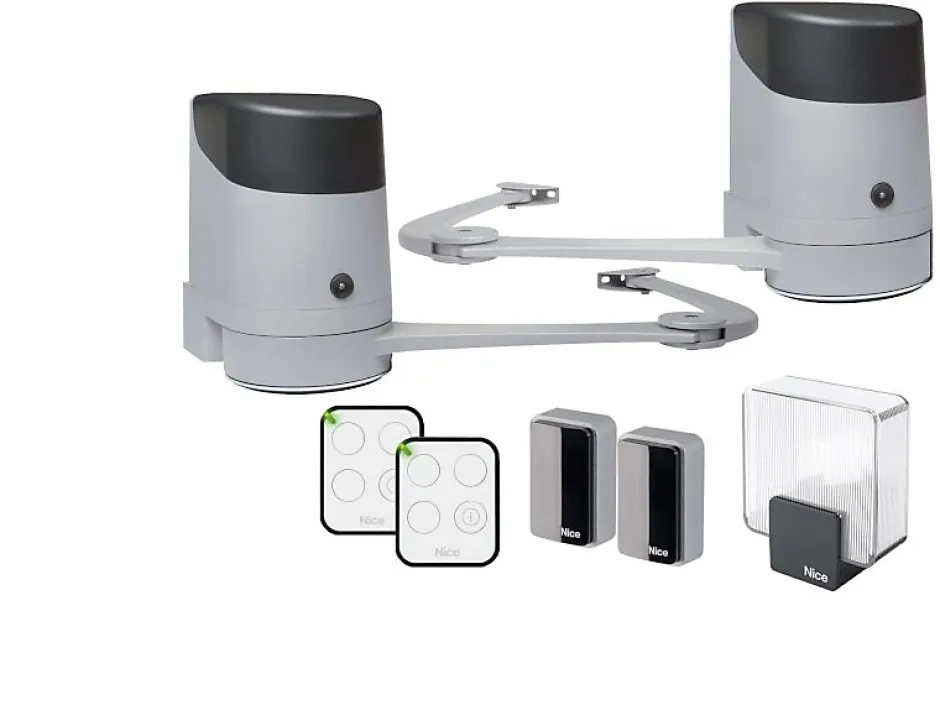 Kit motorisation à bras articulés pour portail battant Nice Hopp-Nice Automatisme Best