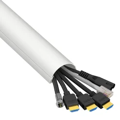 Kit moulure semi-circulaire 50 x 25 mm blanc^D-Line Discount