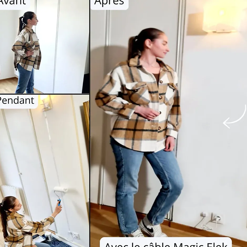 Kit multimédia 2 lignes 16A 3500W^Magic Elek