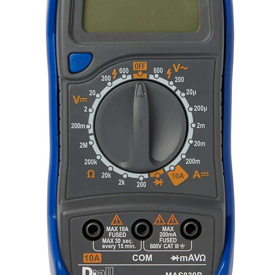 Kit multimètre et prise testeur-Diall New