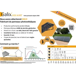 Kit Plug & Play 1800W Gamme PREMIUM avec micro-onduleurs Hoymiles^Galix Sale