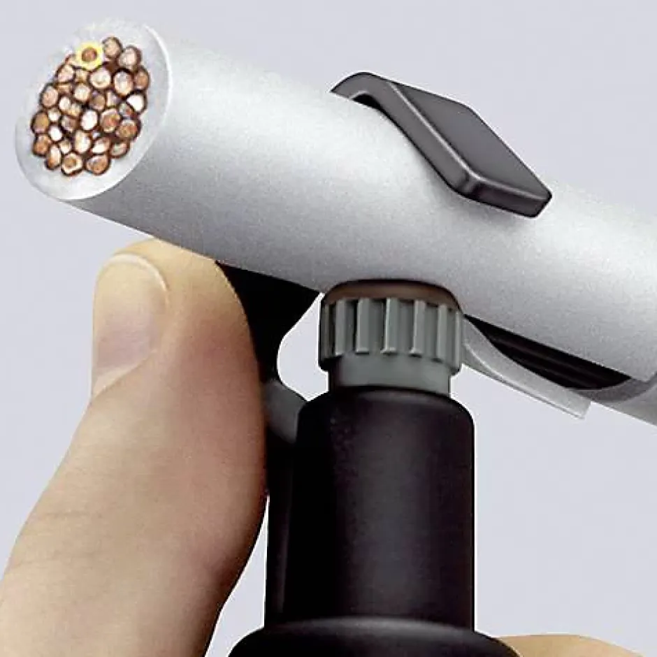 Knipex 16 30 145 SB Dénudeur de câble 150 mm pour câbles ronds 19-40 mm-D44 New