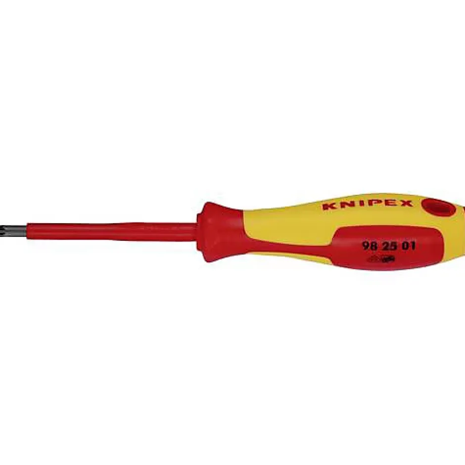 Knipex 98 25 01 VDE Tournevis cruciforme Pozidriv PZ 1, longueur lame 80 mm, isolation VDE-D44 Discount