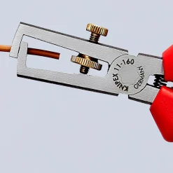 KNIPEX Pince à dénuder universelle 160 mm, poignées bi-matière, tête polie, réglage moleté 11 02 160 SB^D44 Online