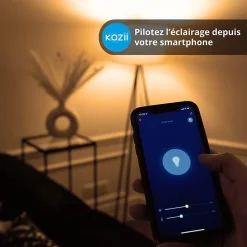 - Multi prise connectée 16A 3680W max avec 3 prises et 2 ports USB - KMPRI3680-Kozii New