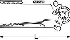 - 122.0012 - Pince à cintrer ALU, diamètre 12 mm-Ks Tools Online