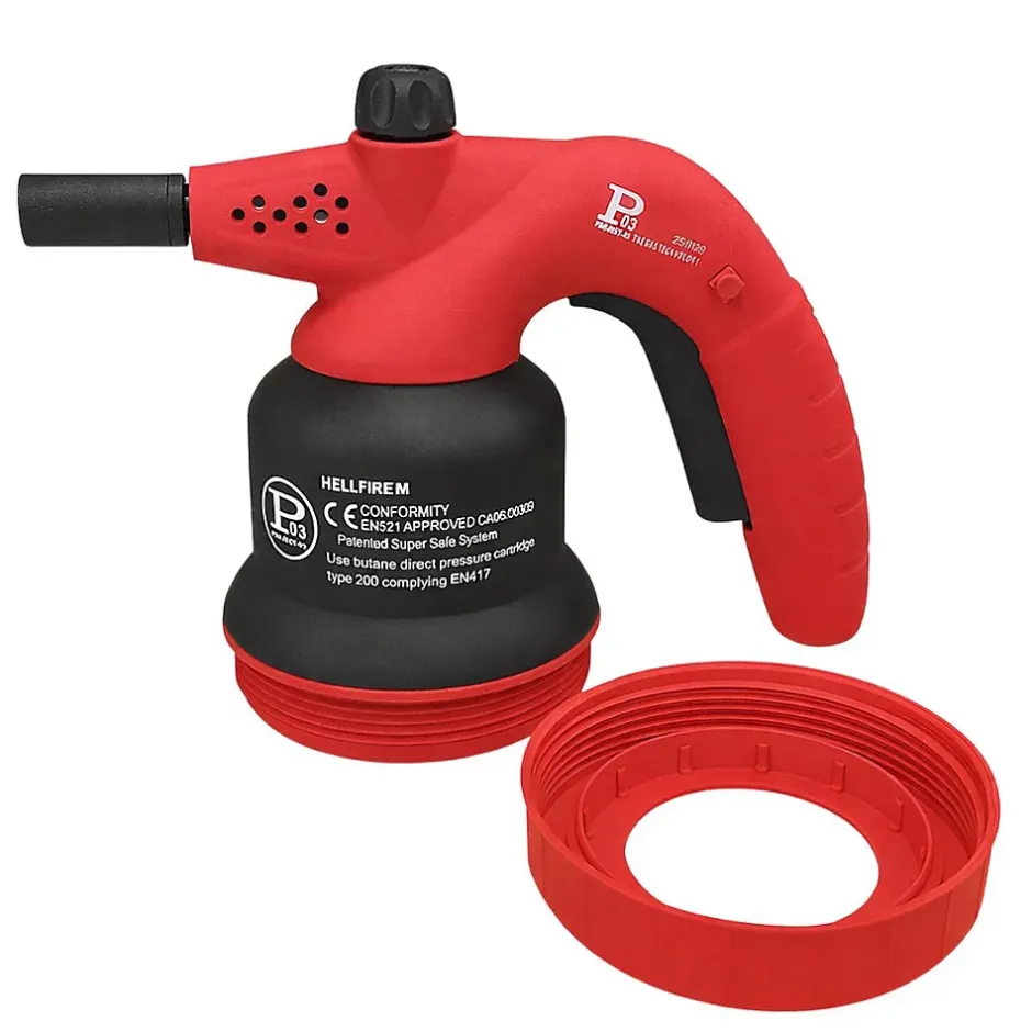 Lampe à souder à gaz 1350-C avec Système de gachette Breveté - Allumage Auto Sécurisé, Cartouche gaz 190g-Proweltek Online