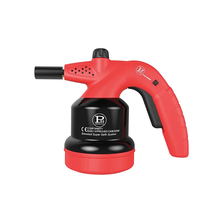 Lampe à souder à gaz 1350-C avec Système de gachette Breveté - Allumage Auto Sécurisé, Cartouche gaz 190g-Proweltek Online